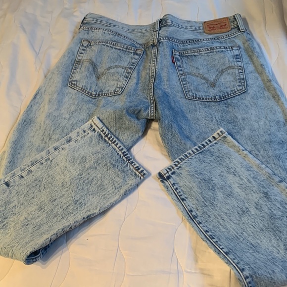 Levis acid wash straight leg jeans size 30 - Picture 2 of 5